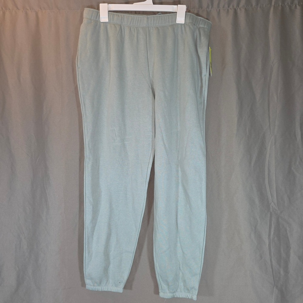 All in Motion Womens Active Comfort Fleece Jogger Sage Green L 214 16 1315